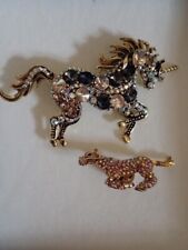 Butler and wilson Horse pin  stamped and horse brooch