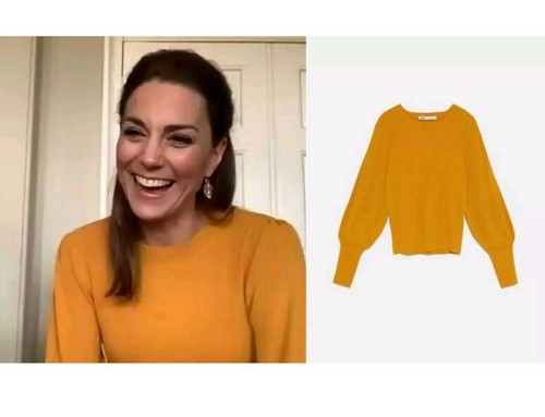 Zara new puff - zara, yellow
