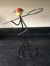 Vintage 1950s /1960s atomic metal figure- plant stand . 