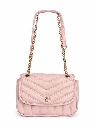 Women pink quilted faux - women’s,