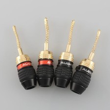 4Pcs Banana Plug 2mm Pin Gold
