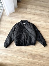 Vintage CWU MA-2 Flight Flyers Military Bomber Jacket Boxy Size XL Black