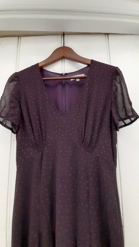 Womans kew purple silk - womans, dress
