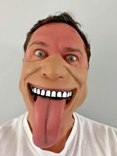 Funny Half Face Big Mouth Long