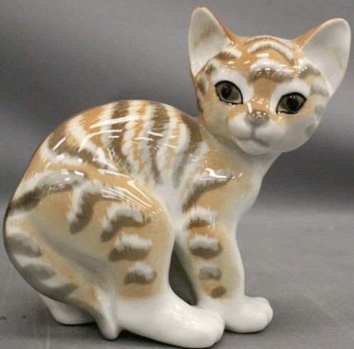 Ceramic cat ornament - cat, ornament/figurine