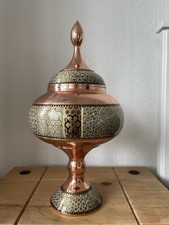 Copper vase with lid | Premium