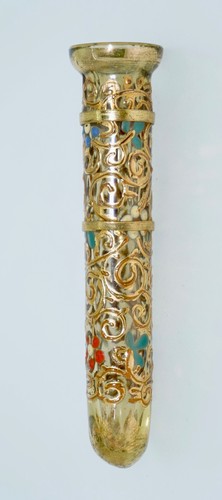 Victorian glass posy holder - victorian,