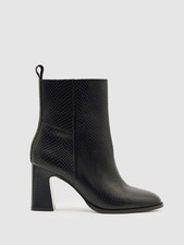 Reiss womens grey boots 38 - grey,