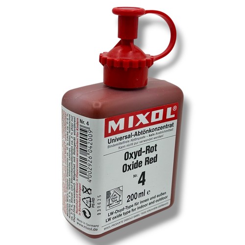 Mixol stainer oxide red 200ml - mixol,