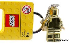 LEGO MR GOLD KEYCHAIN  KEYRING NEW BRAND NEW WITH TAG 850807