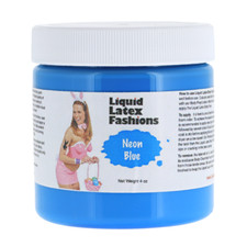 Neon Blue 4 Oz - Liquid Latex