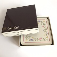 Vintage Clover Leaf  Coasters