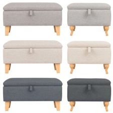Upholstered Footstool with