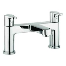 Crosswater Feel Bath Tap Tub Filler Dual Lever Style Chrome Finish MBFE322D