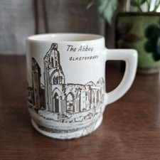 Thr Abbey Glastonbury Mug Tra Coffee Cup Fontmell Potteries England