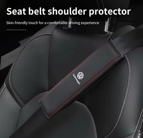 2pcs car seat belt leather - 2pcs,