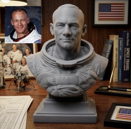 Buzz aldrin bust astronaut - aldrin,