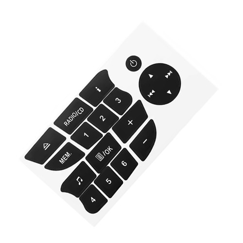 Button repair decals stickers - button,