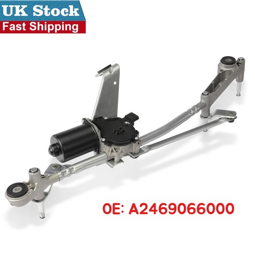 Front wiper motor linkage - motor,