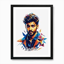 Zayn Malik One Direction 01 Portrai Framed Wall Art Poster Canvas Print Picture