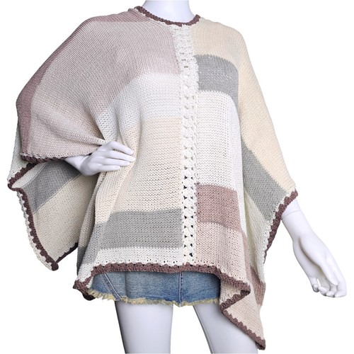 Handmade reversible knit shrug
