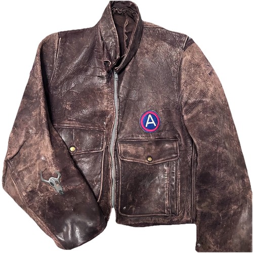 Vtg ww2 1940s army leather - 1940s,