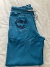 Jack Wills Tracksuit Bottoms Light Blue Size S - USED