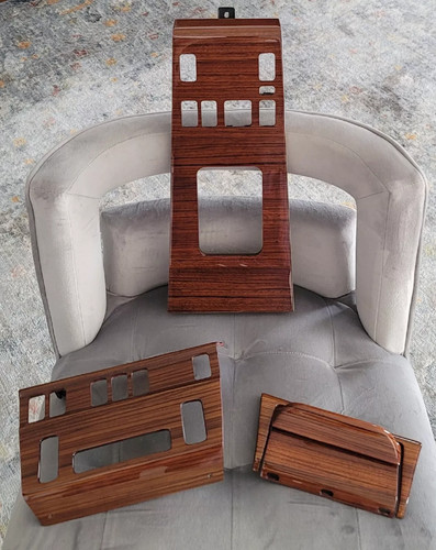 New mercedes w124 zebrano wood - new,