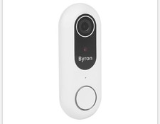 Byron Wired WiFi Video Doorbell White