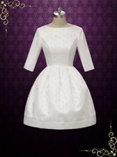 Ieie Bridal Handmade 50s Vintage Style Retro Wedding Dress Polka Dot Xs Size 2