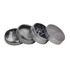 Stainless Steel 4 Part Herb Grinder Sharp Teeth Tobacco Metal Crusher Shredder