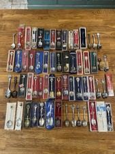 Collection of 60 decorative teaspoons from around the World