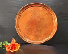 Vintage Copper Dinner Plate