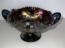 Vintage Carnival Glass Stem