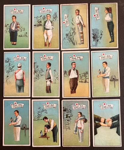 Cigarette cards first - cigarette, aid