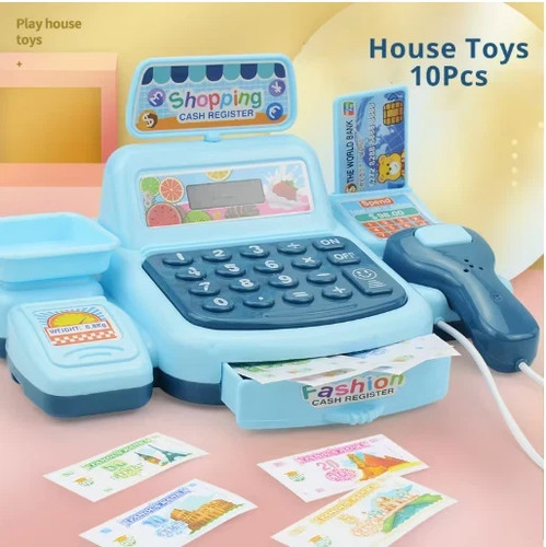 New cash register toy - cash,