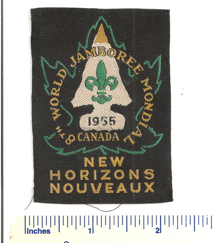 1955 world jamboree - jamboree, canada