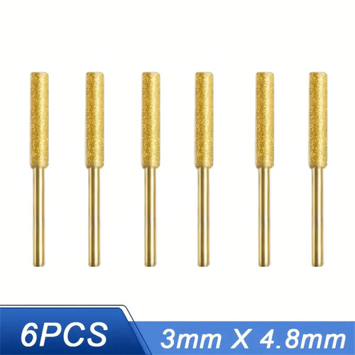 6pcs diamond coated - 6pcs,