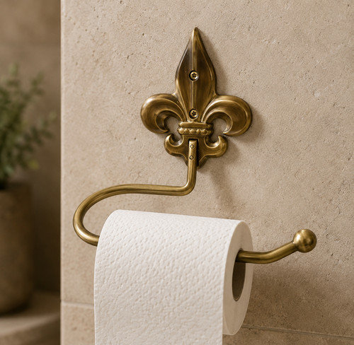 Toilet roll holder - , fleur