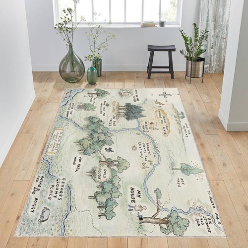 Winnie the pooh rug cartoon - winnie,