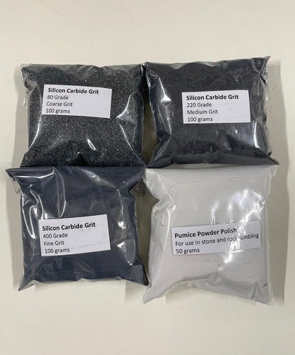 Silicon carbide grit and - silicon,
