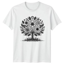 Detailed floral tree life - tree, of