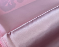 Pink Satin Styke Fabric