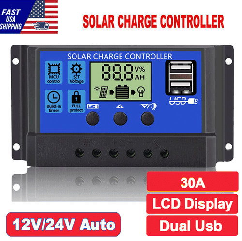 30a solar panel battery charge - 30a,