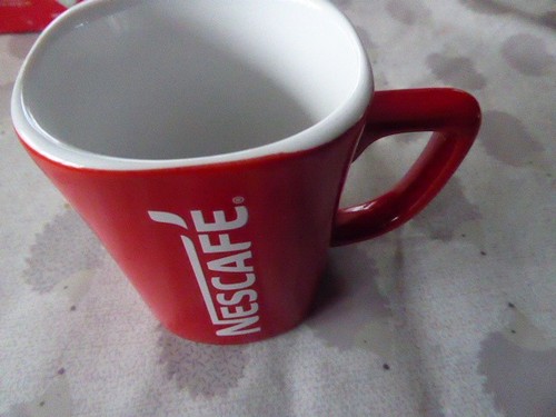 Nescafe red coffee mug - nescafe,