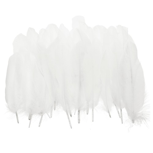 Natural goose feathers - 4-6",