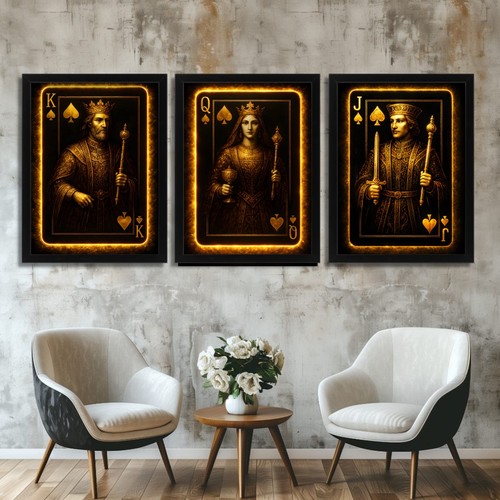 Royal playing card wall art - card,