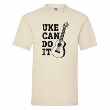 Uke Can Do It Ukulele T-Shirt Small-2XL