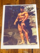 JOHN DECOLA Autographed HAND-SIGNED bodybuilding muscle photo