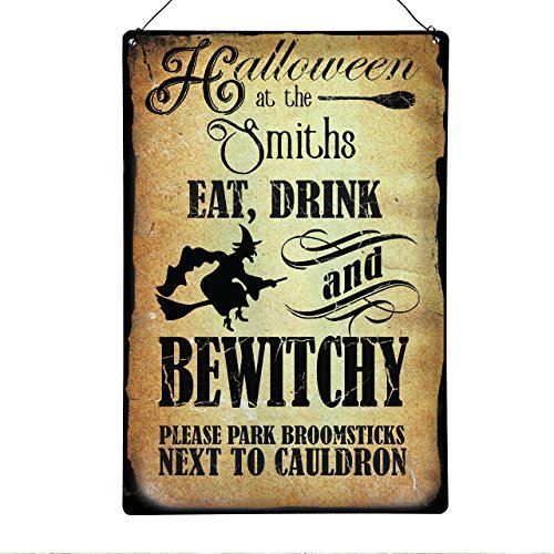 Halloween metal sign - halloween,